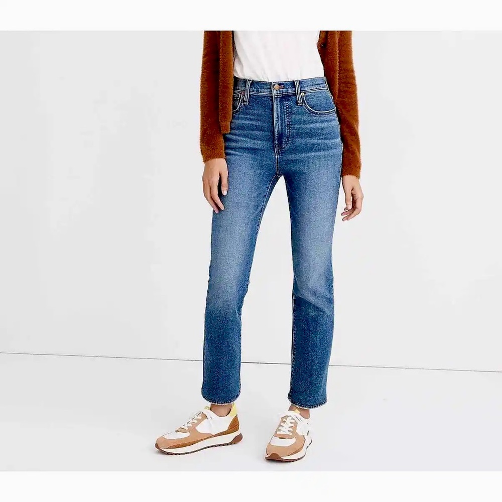 NWT! Madewell Slim Demi-Boot Jean 27